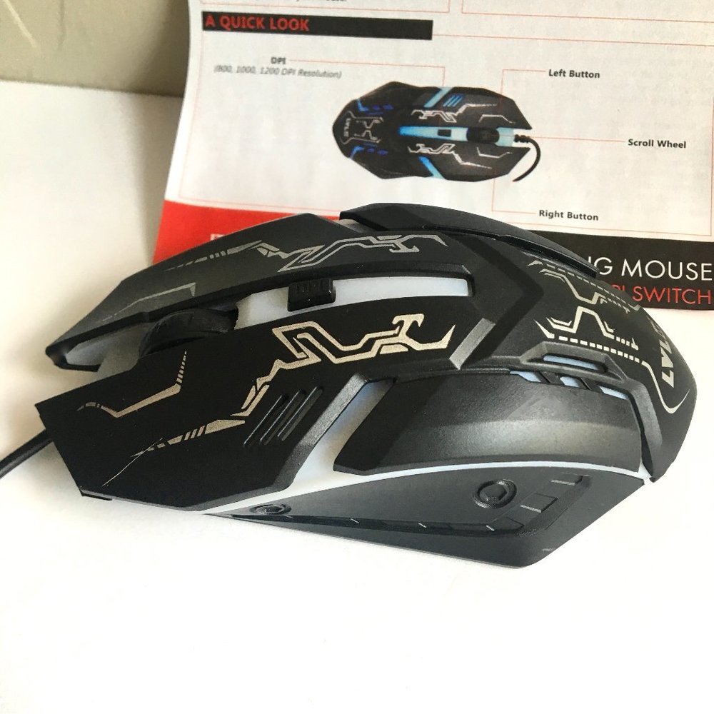 LVLUP LU745 PRO Computer Gaming Kit Headphones, Mouse, Keyboard Bundle Set - Picture 9 of 16